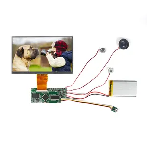 Low MOQ 7 inch HD tft lcd module 1024*600 resolution small screen video play brochure