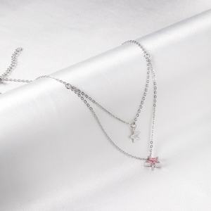 Collar de Moda con Colgante de Estrella, Chapado en Oro de 18k, Acero Inoxidable, Nuevo Modelo 2022 - Product Image 4