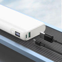 Banque d'alimentation WST personnalisée, chargeur de téléphone portable portable, écran numérique LED, grande capacité 20000 mAh, banque d'alimentation pour ordinateur portable, charge rapide PD 65W