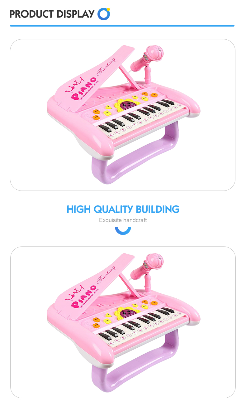 Многофункциональная игрушка для пианино, детские игрушки, инструмент для детей, клавиатура для пианино, музыкальная игрушка в комплекте с микрофоном