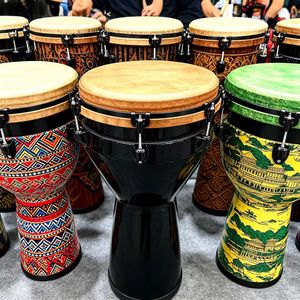 Djembe africain 8 pouces en noyer, tambour à main professionnel AFD-8 pour l'enseignement en classe et en ensemble dans les écoles de musique - Product Image 5