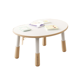 Ensemble bureau et chaise pour enfants écologiques et réglables en hauteur pour étudier une table noire pour la maternelle - Product Image 1