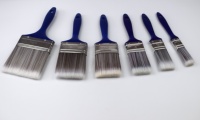 Pinceau de haute qualité en fil métallique avec manche en plastique, pinceau à long manche