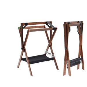 Porte-selle en bois multi-niveaux pour équipement équestre, utilisation en écurie - Product Image 5