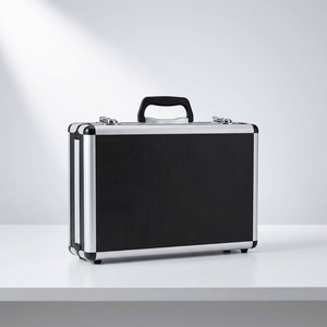 Boîte à outils professionnelle de <span class=keywords><strong>barbier</strong></span> en aluminium robuste Support OEM personnalisé - Product Image 1