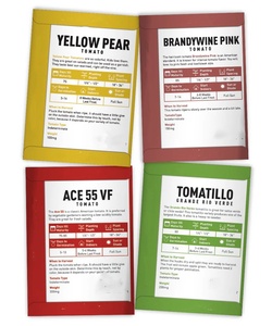 <span class=keywords><strong>Kit</strong></span> de plantes de jardin potager biologique 8 tomates pour amoureux de la culture en extérieur ou à la maison dans un sol de jardin en état d'utilisation - Product Image 3