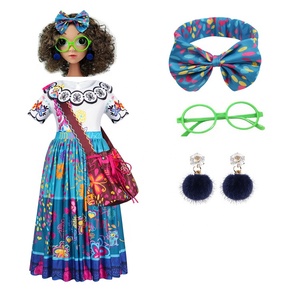 Encanto Mirabel Costume Costume Costume di Halloween costumi di carnevale per le ragazze Cosplay Isabela madrigale principessa Halloween Dress up - Product Image 2