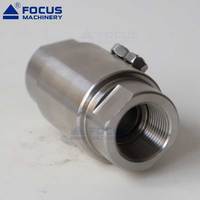 Raccord rotatif hydraulique à faible couple en acier inoxydable FBSP X FBSP 5MPa pour eau, huile et air, idéal pour les systèmes de levage incendie