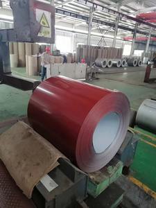 Weinrot <span class=keywords><strong>PPGI</strong></span> Stahls pule RAL 3005 Vor lackierte verzinkte Stahls pule 0,35mm für den Bau PPGL Stahls pulen - Product Image 3