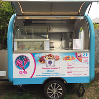 Suihyukung — remorque d'aliments avec machine à crème glacée, chariot de distribution pour rouleau de yaourt givré