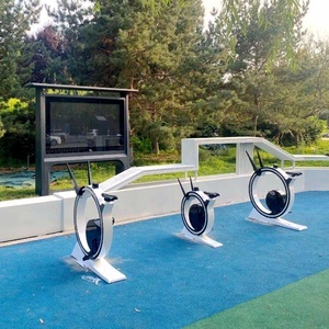 AI ciclismo da corsa virtuale Smart Fitness Bike con AR <span class=keywords><strong>Multiplayer</strong></span> interattivo per attrezzature da divertimento all'aperto - Product Image 4