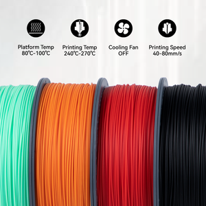 Kexcelled Frosted Texture 3D Printer <strong>Abs</strong> <strong>Filament</strong> 1.75Mm 1Kg Matte 3D <strong>Abs</strong> <strong>Filament</strong> <strong>Abs</strong> Rods 3D Printer <strong>Plastic</strong> Multicolor - Product Image 4