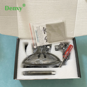 Denxy Kính lúp phẫu thuật nha khoa Kính lúp hai mắt phóng đại với đèn LED hoạt động y tế đèn phóng đại - Product Image 4