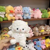 Vente en gros de jouets en peluche doux de 10-25 cm (4 et 8 pouces) pour machines à griffes, animaux en peluche, direct usine