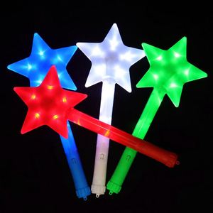 Grande étoile magique lumineuse à cinq branches en forme de bâton lumineux LED pour Noël, anniversaire, Halloween, Thanksgiving - Product Image 1