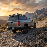 Camper personnalisé en aluminium à fenêtre coulissante verrouillable, type rigide, pour pick-up Ranger F150 Tacoma Hilux Dodge Ram 1500 Toyota