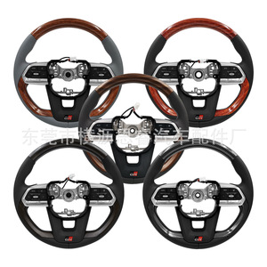 Toyota Land Cruiser LC300 Steering <b>Wheel</b> Carbon Fiber 400mm With Cruise Control Switch 3 <b>Spokes</b> GR Logo - Product Image 1