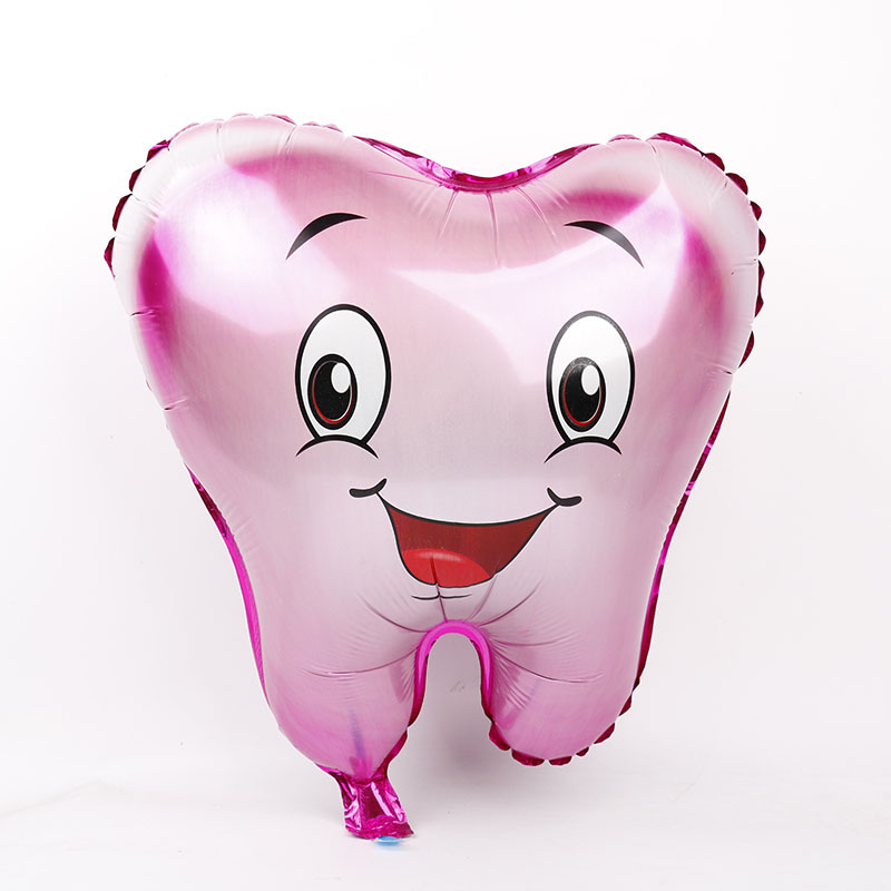 SLAXJNE Ballons À Dents 4 Pièces, Ballons En Forme De Dents