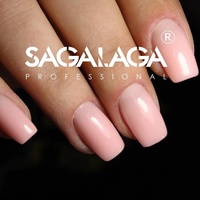 SAGALAGA Gel de construction rapide pour ongles 15ml en bouteille avec applicateur pinceau, non toxique, gel UV LED longue durée, marque privée