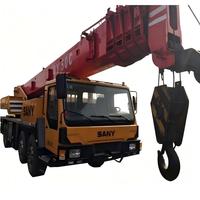 Vente d'usine à prix réduit, grue SANY STC250C5 d'occasion, 7 tonnes, moteur Weichai, pompe hydraulique, hauteur de levage de 35 m, bon état
