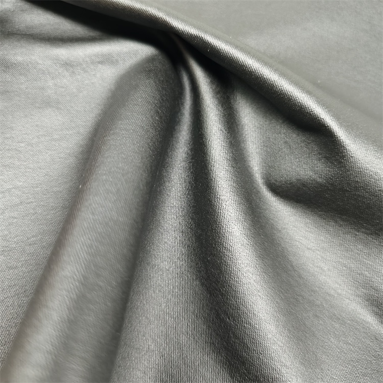 75% Rayon 22% Nylon 3% Spandex Customizable Retro Eco-Friendly Renewable Fabric with Matte PU Film Elastic for Garments Costumes