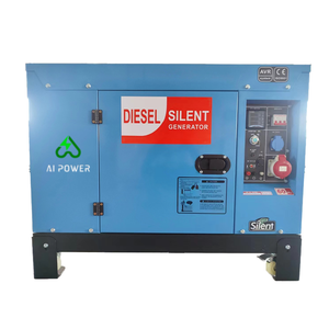 Générateur portable 10 kVA et 12 kVA, 10 kW, 15 kVA, 5 kVA, triphasé, monocylindre, fréquence 50/60 Hz, type silencieux - Product Image 2