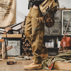 Pantalon cargo américain personnalisé pour homme, coupe droite, fonctionnel, urbain, pour le quotidien, la montagne, tactique, décontracté - Product Image 5