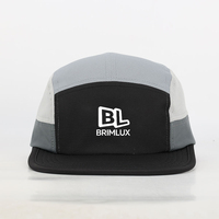 Casquette de cyclisme personnalisée de qualité supérieure à séchage rapide avec logo en caoutchouc, casquette de course personnalisée, casquette de camping premium à 5 panneaux avec logos personnalisés
