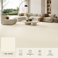Azulejos de Porcelana Mate de 800x800mm, Foshan Guangdong, Super Blancos, Tacto Aterciopelado, Superficie Plana, Doble Cero Absorción de Agua