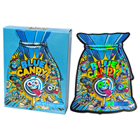 Sacs en Mylar PE de 3,5 g imprimés sur mesure, comestibles, anti-odeur, refermables, pour l'emballage de bonbons, de gommes, d'herbes sèches et de fleurs, avec boîte à fenêtre
