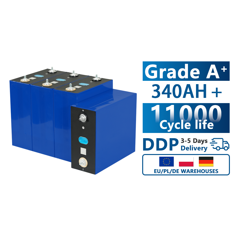 EU Stock LiFePO4 3,2 В 340 А/ч батарея 320Ah 200Ah 340Ah призматические элементы с 10000 сроком службы для PV/домашнего хранения энергии