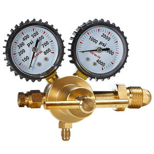 Regulador de Nitrógeno de Estilo Americano de 4000 psi, Manómetro de Nitrógeno de Alta Presión Totalmente de Cobre, Válvula de Nitrógeno de Latón G5/8 CGA580 para Gas Argón - Product Image 2