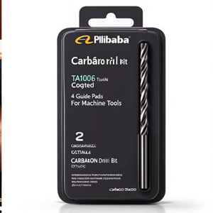 Carbide <b>Drill</b> Bit TA1006 12xD Nano TiAlN Coated With 4 <b>Guide</b> Pads For Machine Tools - Product Image 2