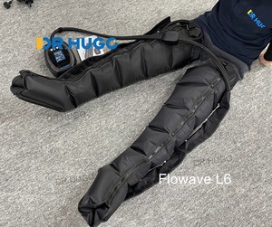 DR.HUGO Flowave L6 Professional Sequential Device with Timing Control Massage Therapy Foot Leg Boot air compression leg massager - Product Image 3