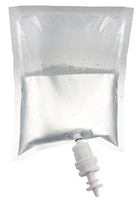 Sac de savon liquide jetable rechargeable de 500 ml/800 ml/1000 ml avec fermetures
