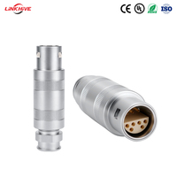 Connecteur de prise droite sur mesure 0S-3S, 2-18 broches, haute tension, aérospatial, électrique, push-pull, auto-bloquant, compatible