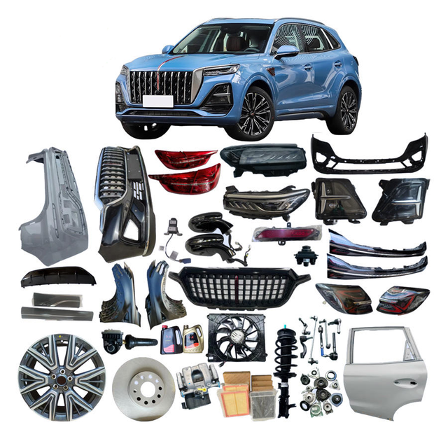Premium Automobile Accessories for Hongqi E-QM5 Dashboard Armrest Box Front Grille Vehicle Modification Replacement Parts