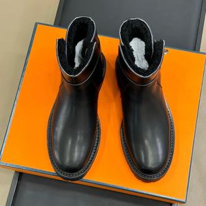 Botas de Nieve Unisex de Edición de Alta Gama para Otoño/Invierno, con Cordones, Suela Gruesa, Cómodas, con Aumento de Altura y Forro de Lana - Product Image 3