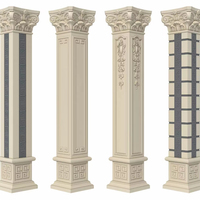 Offre Spéciale : Moule en plastique ABS pour colonnes romaines décoratives rondes et carrées – Créez des piliers élégants facilement pour votre maison