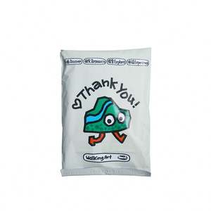 Bolsa de Correo Impermeable con Adhesivo Fuerte, Impresión de Pantalla, Logotipo Personalizado, Bolsa de Envío Blanca para Mensajería - Product Image 4