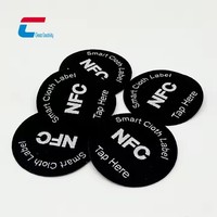 Etiquetas de Ropa Personalizadas Lavables al por Mayor con Logotipo, Etiquetas Tejidas Termoadhesivas para Ropa, Etiqueta RFID para Lavandería