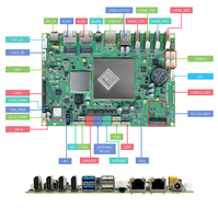 Techvision 3356A Industrial SBC RK3588 2.4GHz 6TOPS NPU Android 12/Debian 11 Development Board Video Conferencing AI Computing