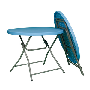 Plastic Fold <strong>Small</strong> Folding Molding <strong>Garden</strong> Outdoor Round <strong>Table</strong> - Product Image 5