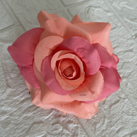 Fleurs murales artificielles en diamant DIY en gros, roses florales de 11 cm, haute fidélité, pour mariage, Noël, nouvelle année ou remise de diplôme