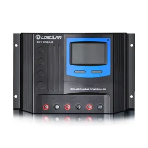 LDSOLAR caliente 12V/24V auto 10A fuera de la red para sistema de energía solar regulador PWM controlador de carga Solar