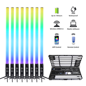 Luce Uplight a Tubo Pixel 360 Impermeabile IP65 a Batteria Senza Fili con Controllo <span class=keywords><strong>DMX</strong></span> e Wifi, Luce a Stick per DJ, Feste ed Eventi - Product Image 2