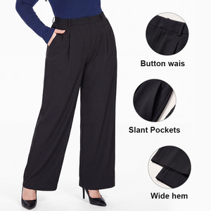 Pantaloni da donna <span class=keywords><strong>taglie</strong></span> <span class=keywords><strong>forti</strong></span>, pantaloni da lavoro elasticizzati <span class=keywords><strong>taglie</strong></span> <span class=keywords><strong>forti</strong></span>, pantaloni eleganti casual personalizzabili - Product Image 3