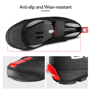 Couvre-chaussures de vélo imperméables coupe-vent chauds couvre-chaussures de vélo de route <span class=keywords><strong>VTT</strong></span> couvre-chaussures d'hiver protecteur - Product Image 2