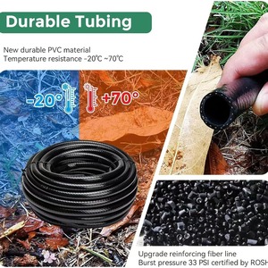 Manguera de Riego por Goteo de 16 Pulgadas, Tubería de PVC de 12 Pulgadas, Manguera de Riego de Jardín Suave - Product Image 2