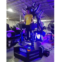 Simulador de Vuelo VR, Cabina de Realidad Virtual 9D, Juegos de Arcade de 360 Grados, Simulador de Vuelo con Movimiento